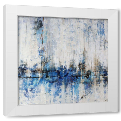 Open Port White Modern Wood Framed Art Print by Schicker, Joshua