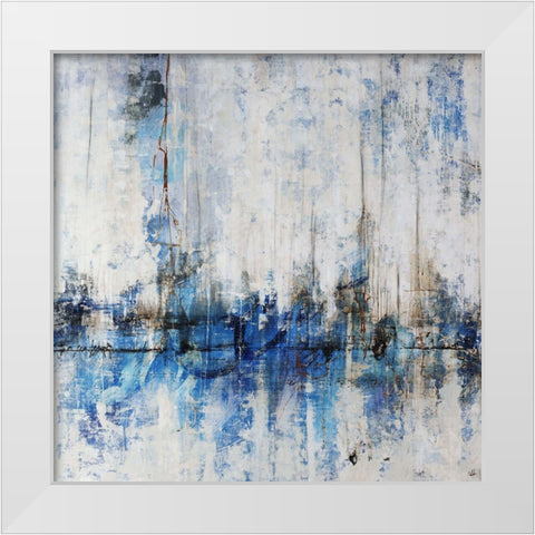 Open Port White Modern Wood Framed Art Print by Schicker, Joshua