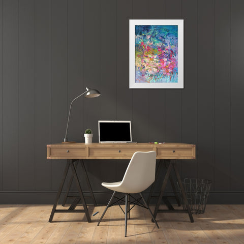 Forevermore  I White Modern Wood Framed Art Print by Fagan, Dorothy