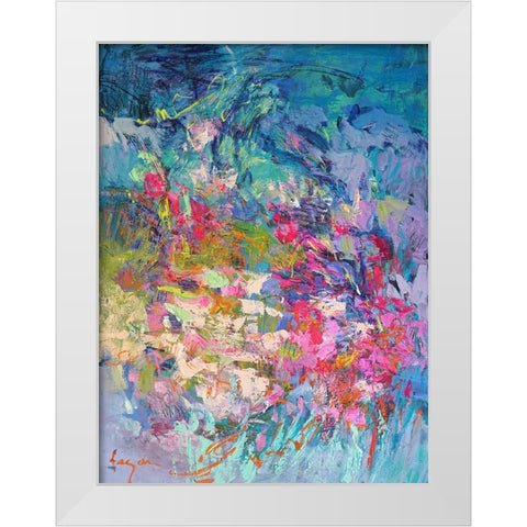 Forevermore  I White Modern Wood Framed Art Print by Fagan, Dorothy