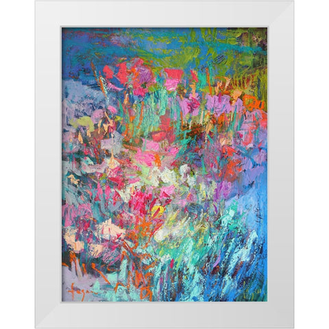 Forevermore  II White Modern Wood Framed Art Print by Fagan, Dorothy
