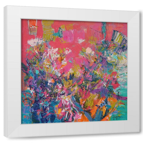 Soulful Sweet Surrender I White Modern Wood Framed Art Print by Fagan, Dorothy