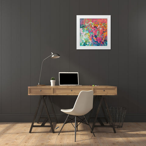 Soulful Sweet Surrender II White Modern Wood Framed Art Print by Fagan, Dorothy