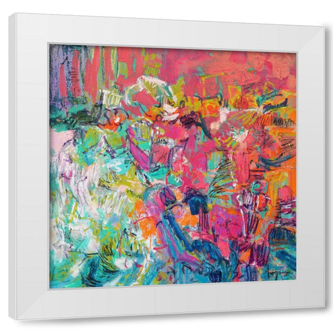 Soulful Sweet Surrender II White Modern Wood Framed Art Print by Fagan, Dorothy