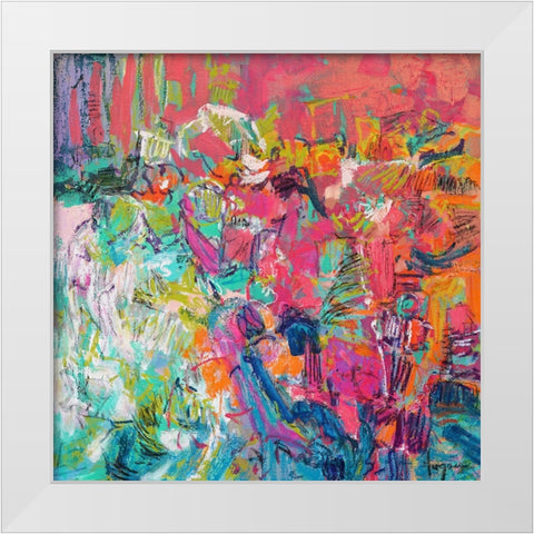 Soulful Sweet Surrender II White Modern Wood Framed Art Print by Fagan, Dorothy