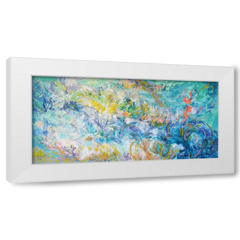 Ever Deeply III White Modern Wood Framed Art Print by Fagan, Dorothy