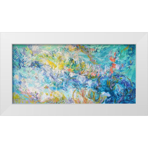 Ever Deeply III White Modern Wood Framed Art Print by Fagan, Dorothy