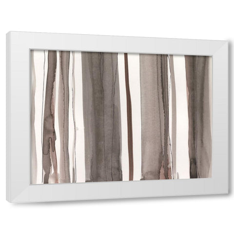 Picket Fence II White Modern Wood Framed Art Print by Dixon, Samuel