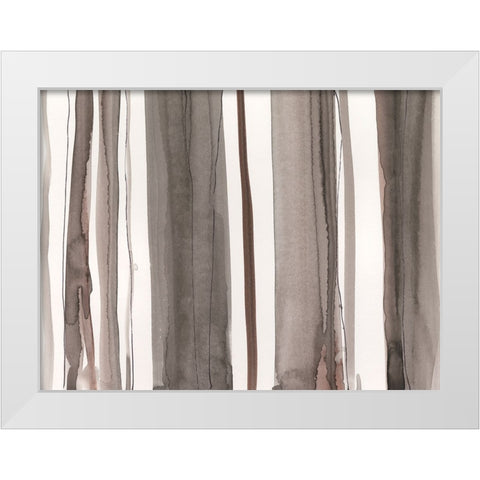 Picket Fence II White Modern Wood Framed Art Print by Dixon, Samuel