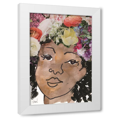 Sisters  II White Modern Wood Framed Art Print by Dixon, Samuel