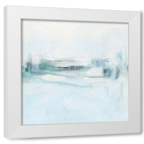 Winter Mirage II White Modern Wood Framed Art Print by Vess, June Erica