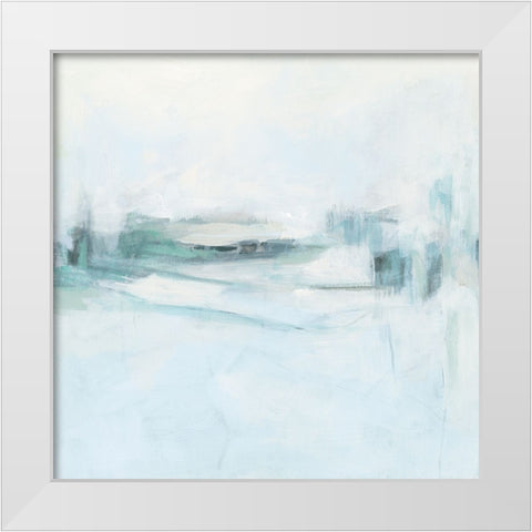 Winter Mirage II White Modern Wood Framed Art Print by Vess, June Erica