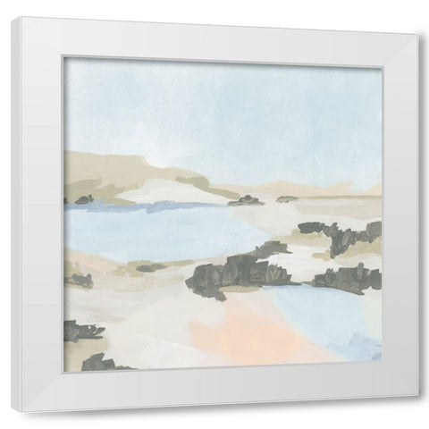 Sagebrush Spring II White Modern Wood Framed Art Print by Vess, June Erica