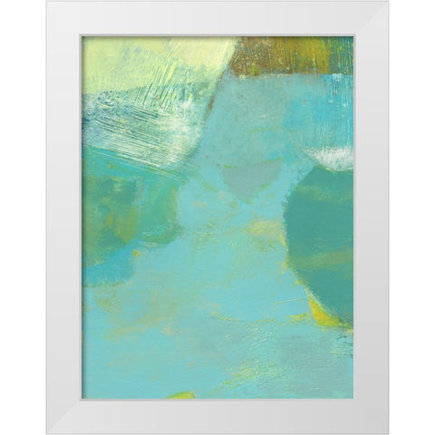 Cor I White Modern Wood Framed Art Print by Jachimiec, Sue