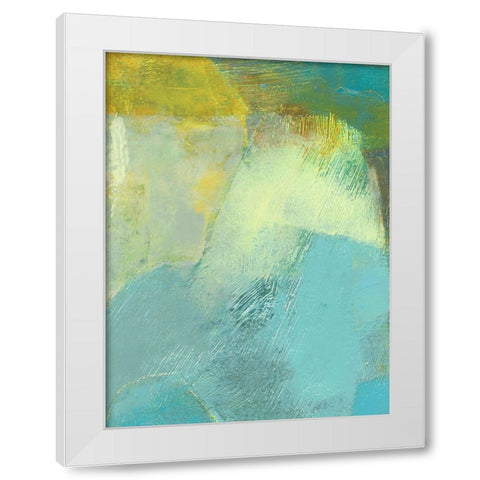 Cor III White Modern Wood Framed Art Print by Jachimiec, Sue