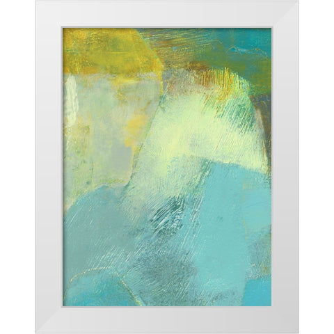 Cor III White Modern Wood Framed Art Print by Jachimiec, Sue