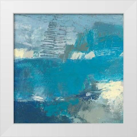 Dyeu I White Modern Wood Framed Art Print by Jachimiec, Sue