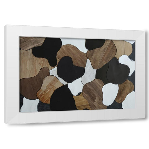 Chocolate Marshmallow Walnuts I White Modern Wood Framed Art Print by Good, Coco