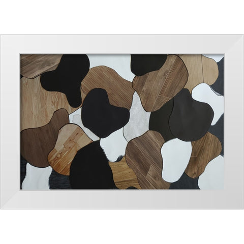 Chocolate Marshmallow Walnuts I White Modern Wood Framed Art Print by Good, Coco