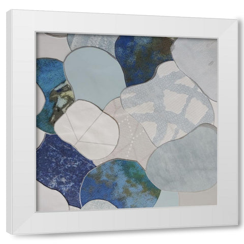 Koi Fish Pond IV White Modern Wood Framed Art Print by Good, Coco