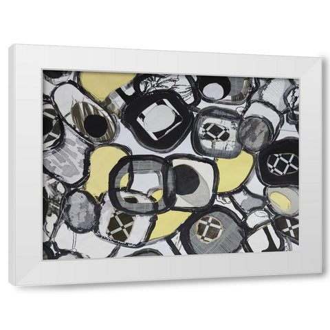 Licorice and Lemon Drops I White Modern Wood Framed Art Print by Good, Coco