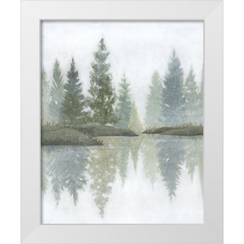 Hazy Winter Reflections I White Modern Wood Framed Art Print by Popp, Grace