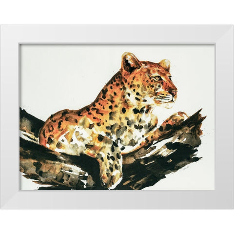 Safari Series I White Modern Wood Framed Art Print by Schicker, Joshua