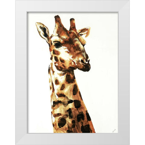 Safari Series IV White Modern Wood Framed Art Print by Schicker, Joshua