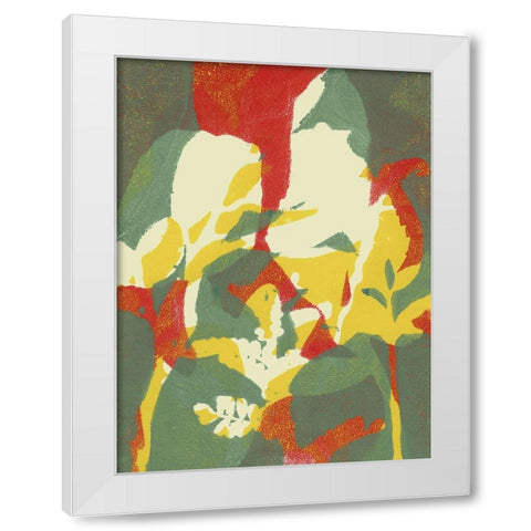 Bold Arrangement I White Modern Wood Framed Art Print by Barnes, Victoria