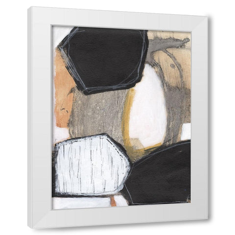 Bold Impressions I White Modern Wood Framed Art Print by Fuchs, Jodi