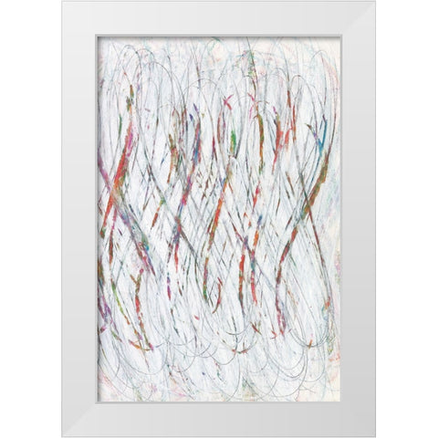 White Infinity I White Modern Wood Framed Art Print by Fuchs, Jodi