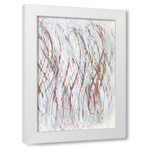 White Infinity II White Modern Wood Framed Art Print by Fuchs, Jodi