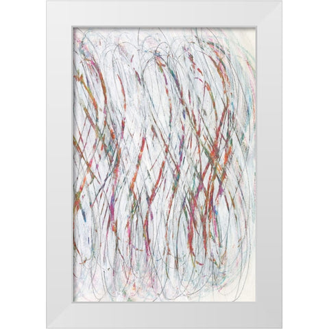 White Infinity II White Modern Wood Framed Art Print by Fuchs, Jodi