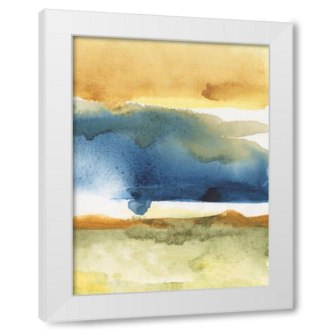 Arriving Ashore III White Modern Wood Framed Art Print by Combs, Joyce