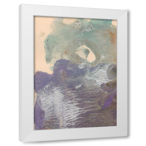 Soft Emotions I White Modern Wood Framed Art Print by Combs, Joyce