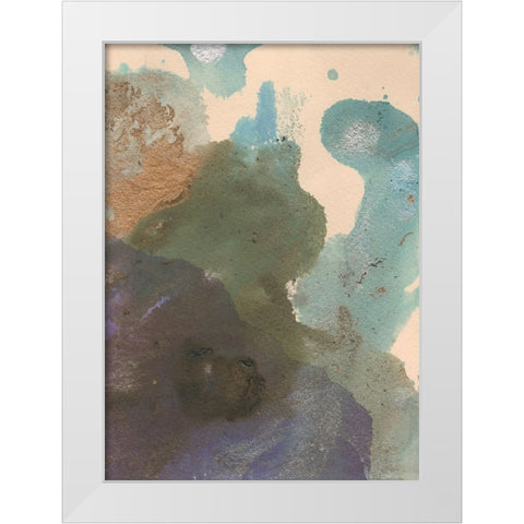 Soft Emotions II White Modern Wood Framed Art Print by Combs, Joyce
