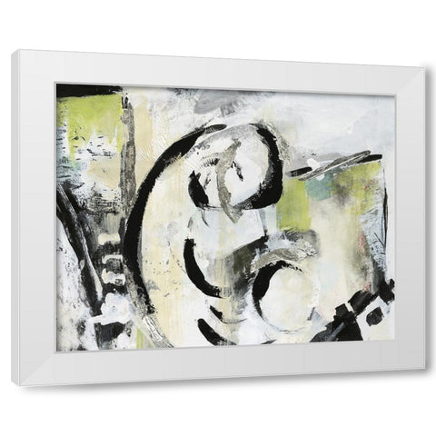 Creative Rhythms I White Modern Wood Framed Art Print by Combs, Joyce
