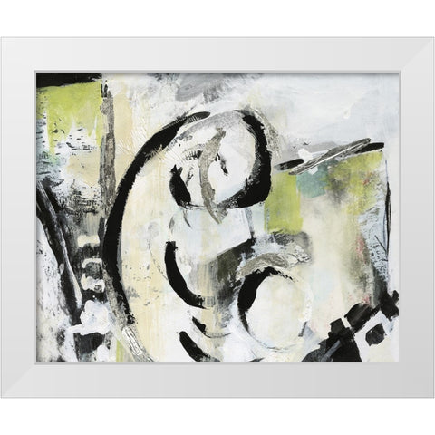 Creative Rhythms I White Modern Wood Framed Art Print by Combs, Joyce