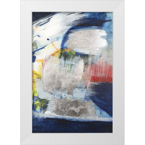 Embellished Winter Time Dreams I White Modern Wood Framed Art Print by Combs, Joyce