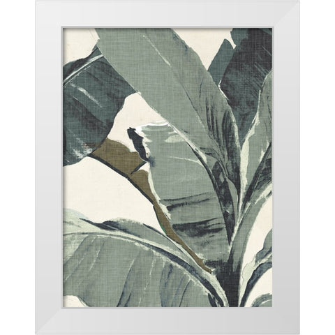 Retro Miami Palms II White Modern Wood Framed Art Print by Parker, Jennifer Paxton