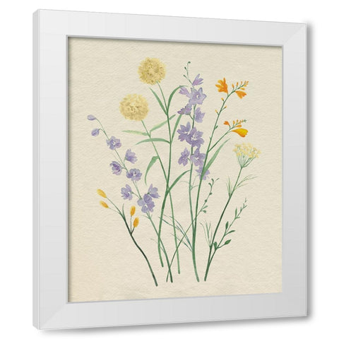 Eden Pressed I White Modern Wood Framed Art Print by Popp, Grace