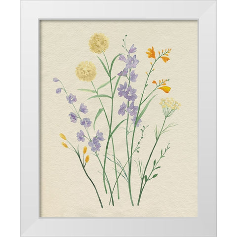 Eden Pressed I White Modern Wood Framed Art Print by Popp, Grace