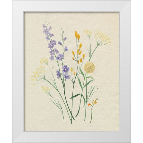 Eden Pressed II White Modern Wood Framed Art Print by Popp, Grace