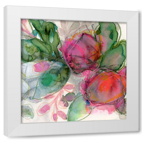 Plenty White Modern Wood Framed Art Print by Quin, Marabeth