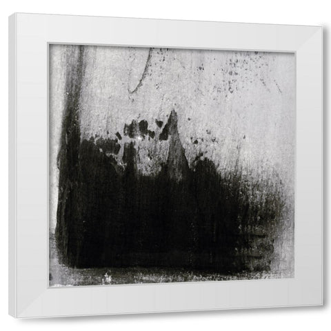 Black Aria II White Modern Wood Framed Art Print by Aryai, Sia