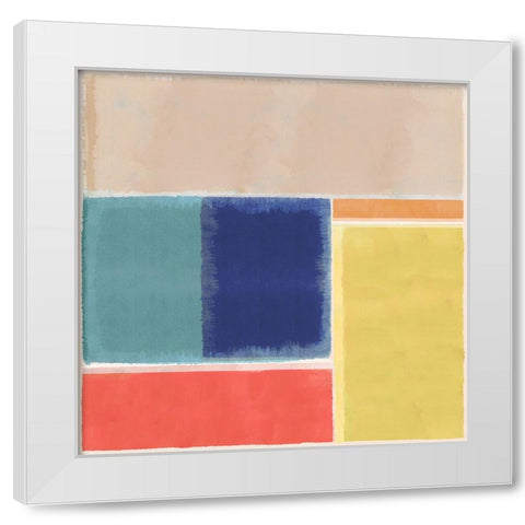 First Sight I White Modern Wood Framed Art Print by Kouta, Flora