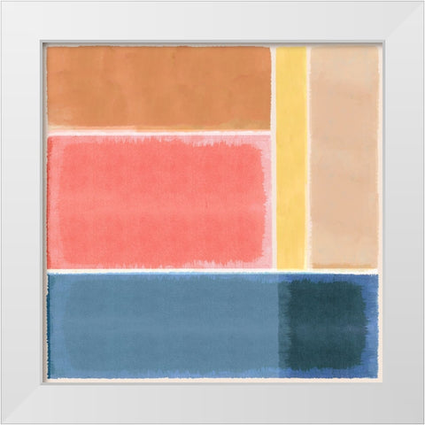 First Sight II White Modern Wood Framed Art Print by Kouta, Flora