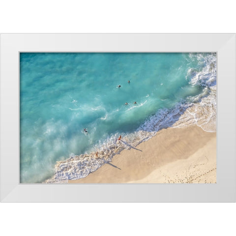 Nusa Penida Beach I White Modern Wood Framed Art Print by Silver, Richard