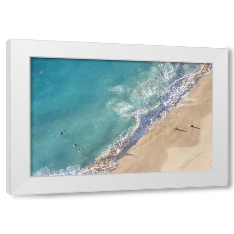 Nusa Penida Beach II White Modern Wood Framed Art Print by Silver, Richard