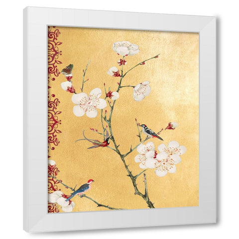 Regality I White Modern Wood Framed Art Print by Smith, Karen